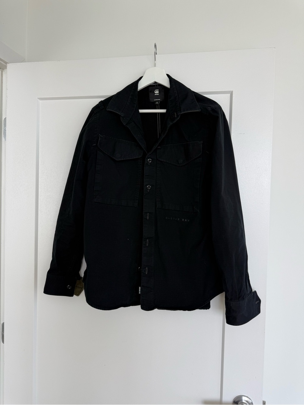 G-Star Raw Black Button-Up Shirt Jacket - Picture 7 of 15